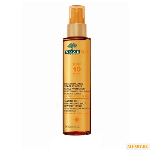 Nuxe Sun тонирующее масло для