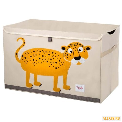 Ящик 3 Sprouts Леопард 38x61x37
