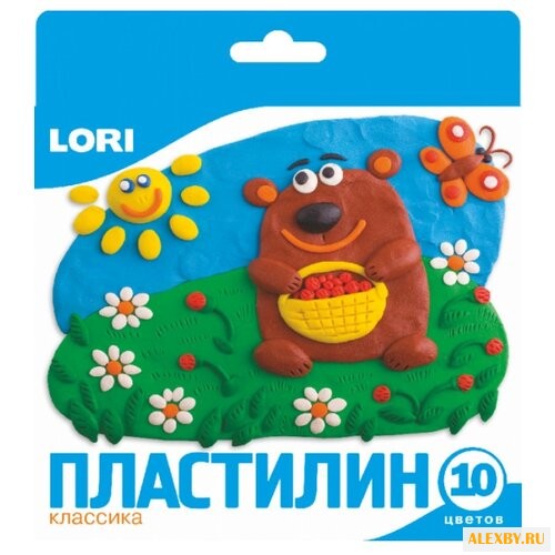 Пластилин LORI Классика 10