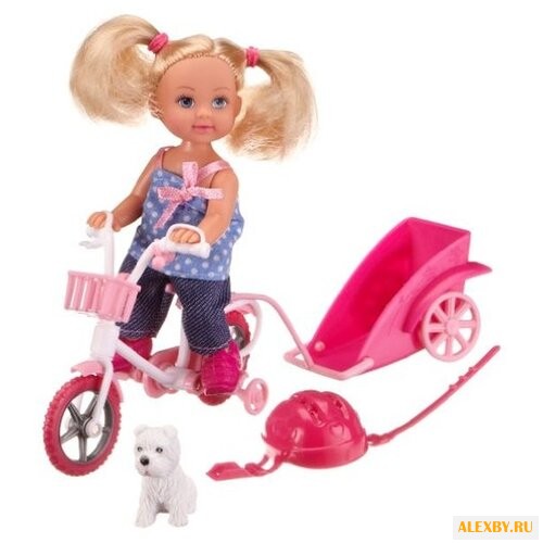 Набор Simba Еви на велосипеде с