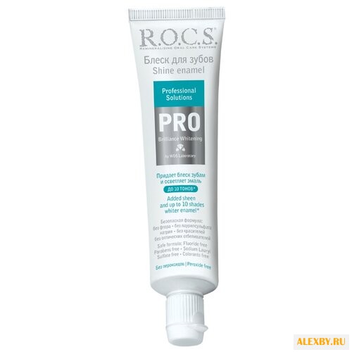 Зубной гель R.O.C.S. Pro Блеск