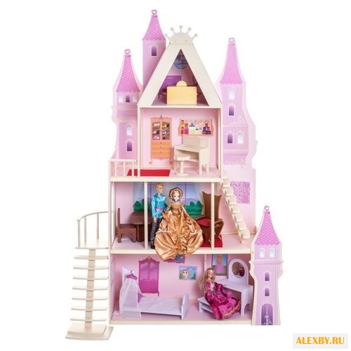 PAREMO кукольный домик Розовый