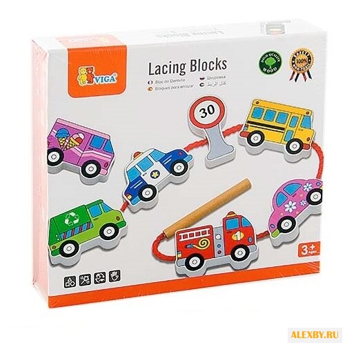 Шнуровка Viga Транспорт 59581