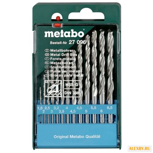 Набор сверл Metabo 627096000
