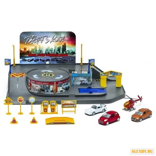 Welly Игровой набор гараж 3