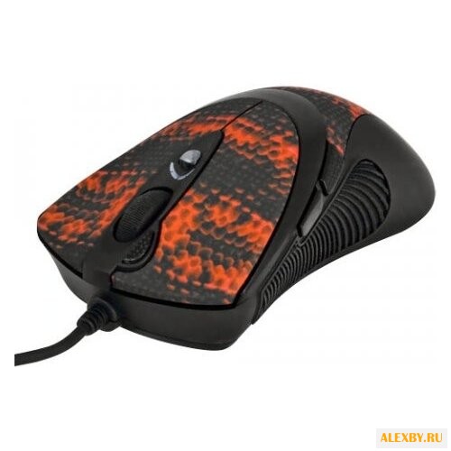 Мышь A4Tech F7 Snake Black-Red
