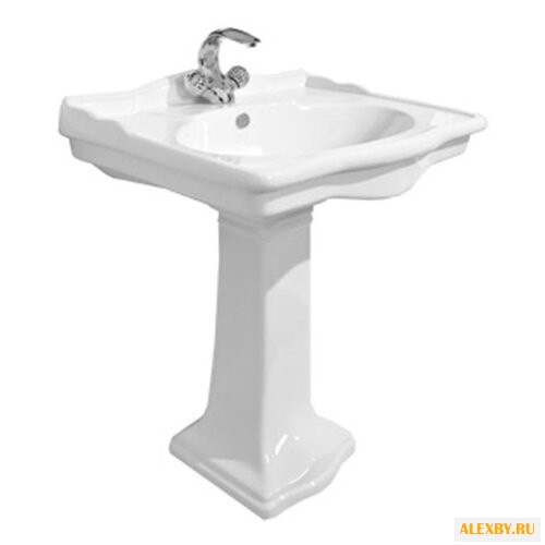 Раковина с пьедесталом 74 см