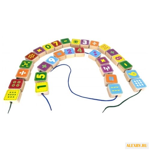 Шнуровка Alatoys Цифры КШЦ3003