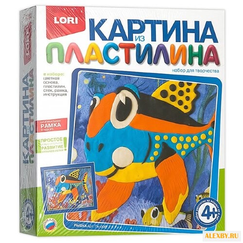 Пластилин LORI Картина из