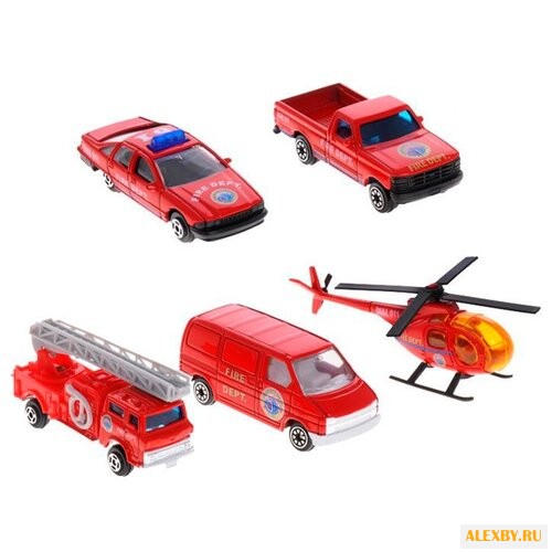 Набор техники Welly Пожарная