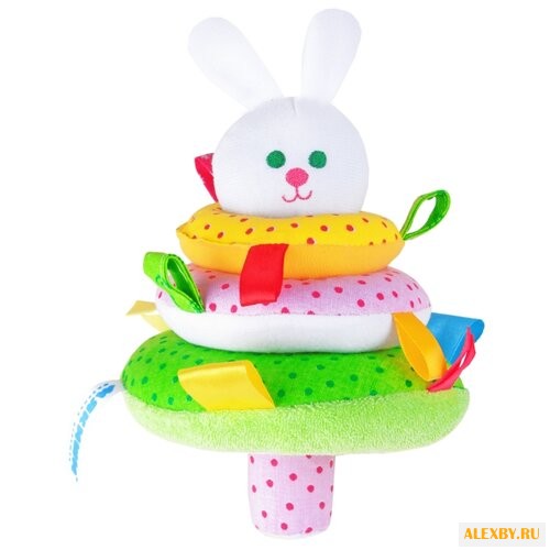 Пирамидка Мякиши Зайка 320