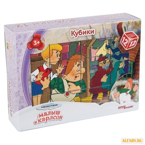 Кубики-пазлы Step puzzle Малыш