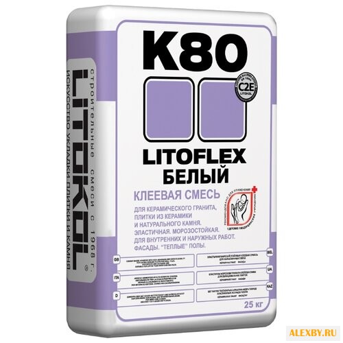 Клей Litokol Litoflex K80 белый