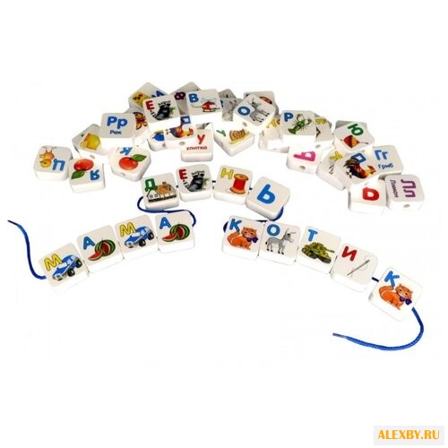 Шнуровка Alatoys Азбука КША3301
