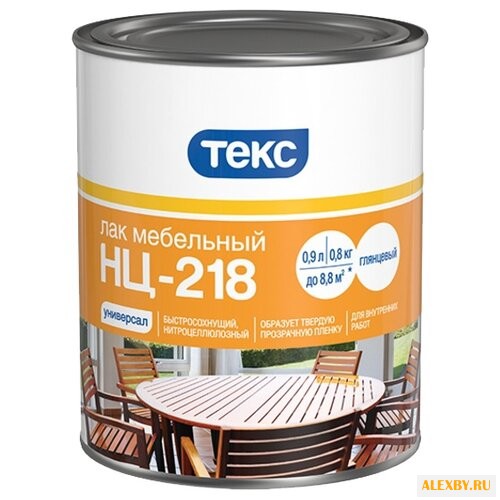 Лак ТЕКС НЦ-218 Универсал 0.9 л