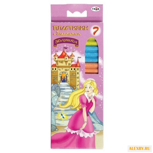 Пластилин Гамма Золушка 7