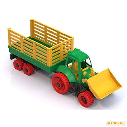 Трактор Нордпласт с грейдером и