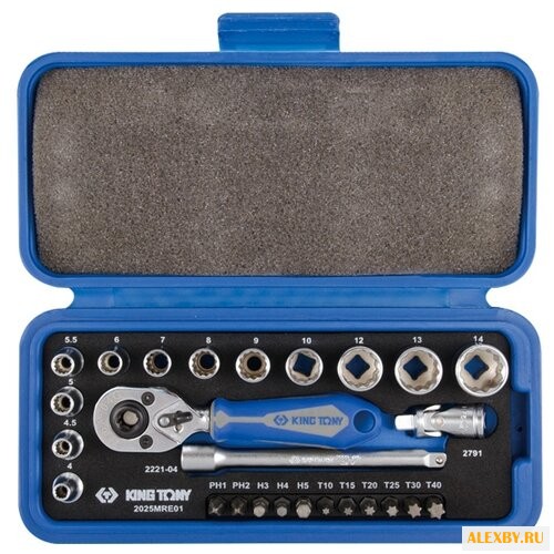 Набор бит и торцевых головок