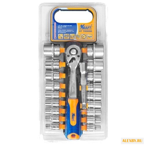 Набор торцевых головок KRAFT KT