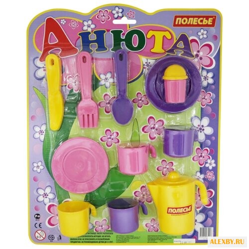Набор посуды Полесье Анюта на 4