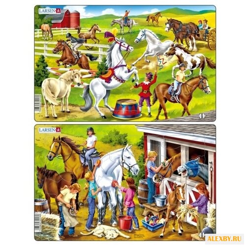 Рамка-вкладыш Larsen Лошади в