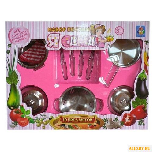Набор посуды 1 TOY Я сама Т58761