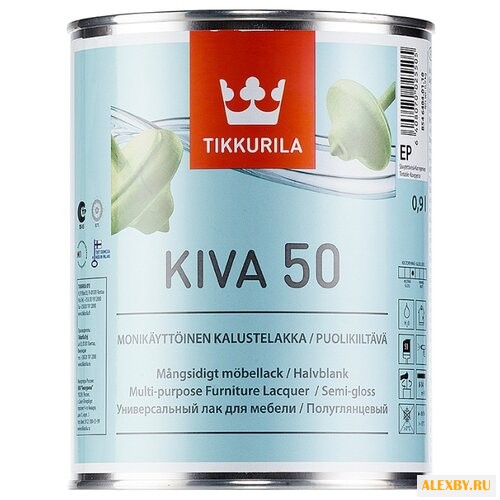 Лак Tikkurila Kiva 50 0.9 л