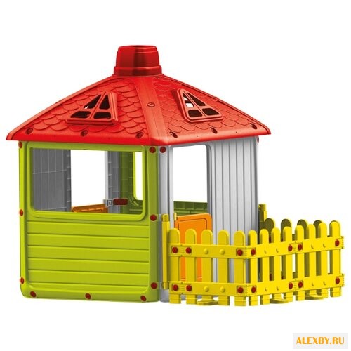 Домик Dolu City House с забором