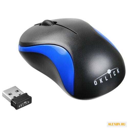Мышь Oklick 605SW Black-Blue USB