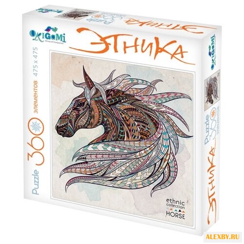 Пазл Origami Арт-терапия Лошадь