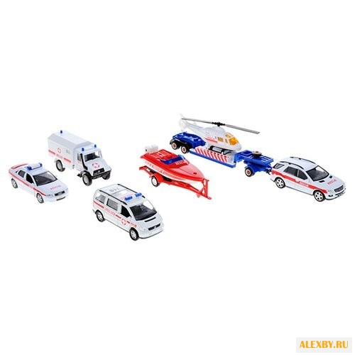 Набор машин Welly Служба