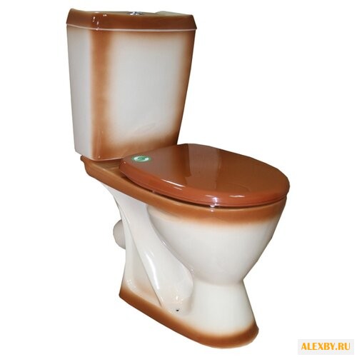 Унитаз ROSA Ресса коричневый