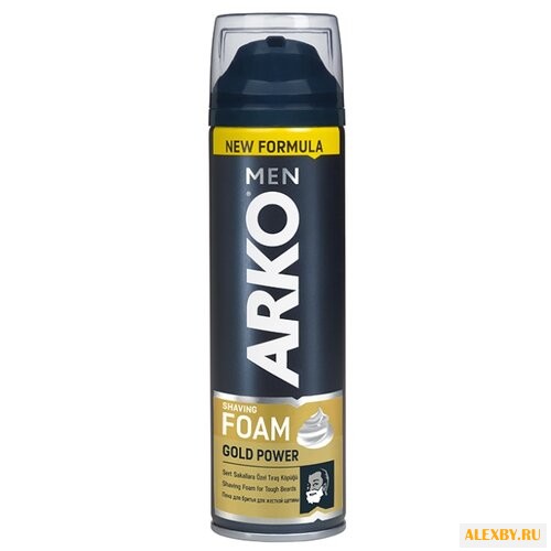 Пена для бритья Gold Power Arko
