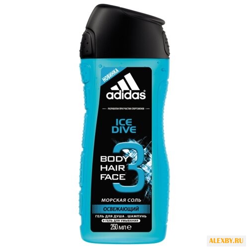 Гель для душа 3 в 1 Adidas Ice