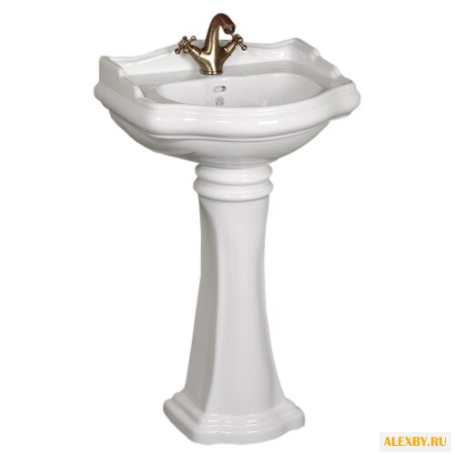 Раковина с пьедесталом 56 см