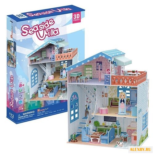 Пазл CubicFun Прибрежная Вилла
