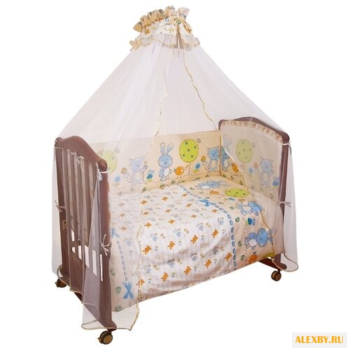 Сонный Гномик бортик Акварель