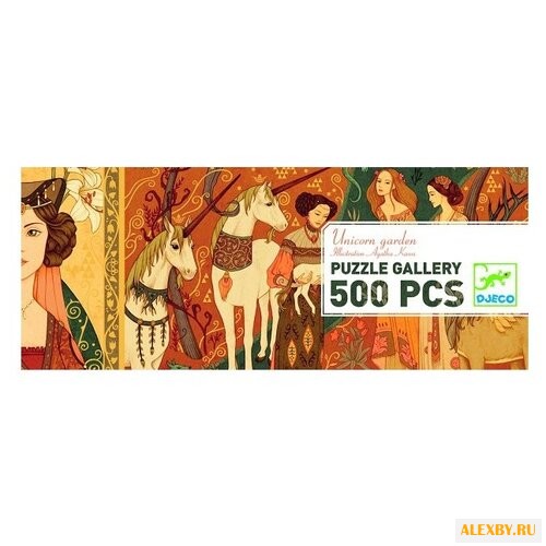 Пазл DJECO Дама и единорог