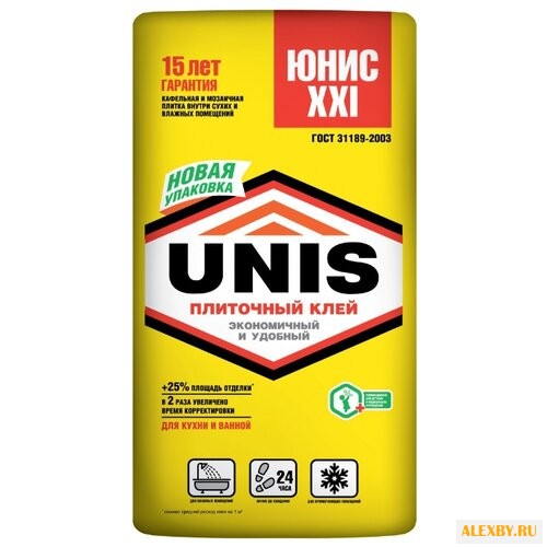 Клей Unis XXI 25 кг