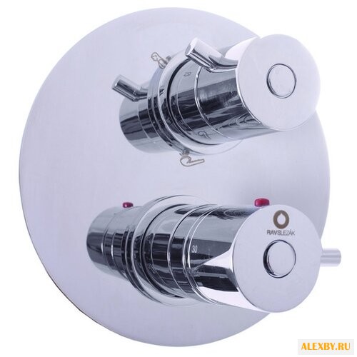 Термостатический двухрычажный