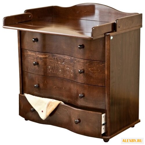 Пеленальный комод Красная