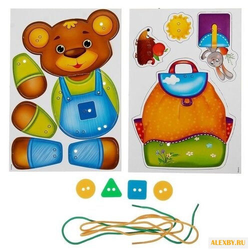 Шнуровка Vladi Toys Медвежонок