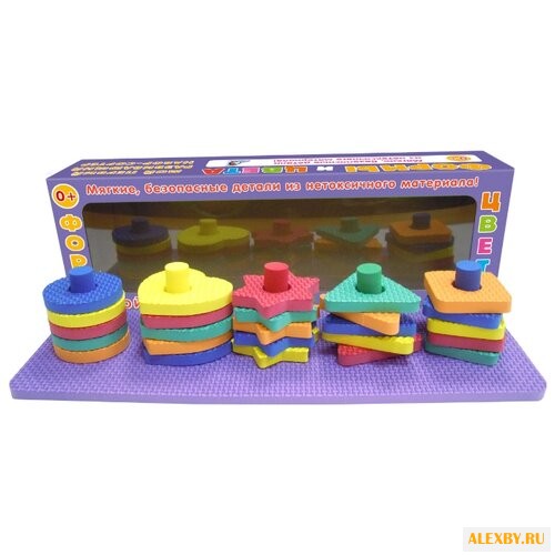 Пирамидка-сортер Робинс Формы и