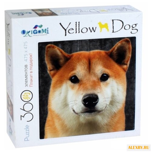 Пазл Origami Yellow Dog