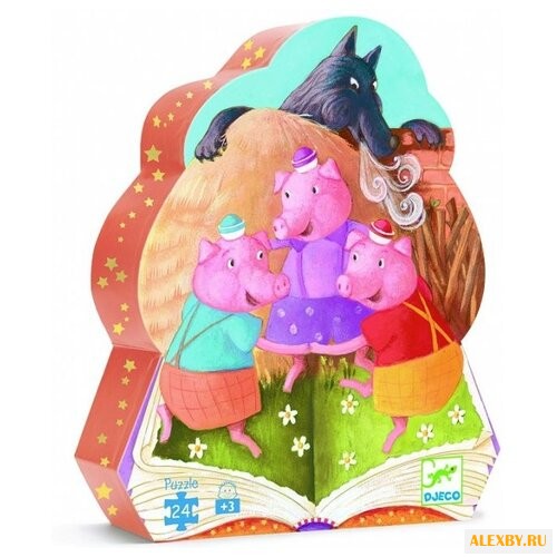 Пазл DJECO Три поросенка 07212