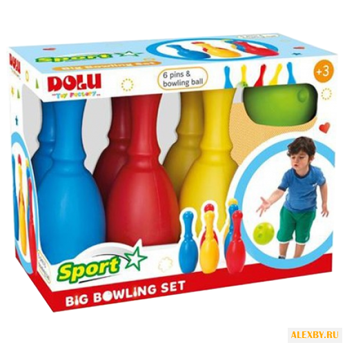 Большой набор Dolu боулинг из 6