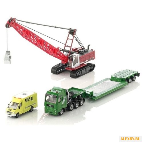 Набор техники Siku MAN Liebherr