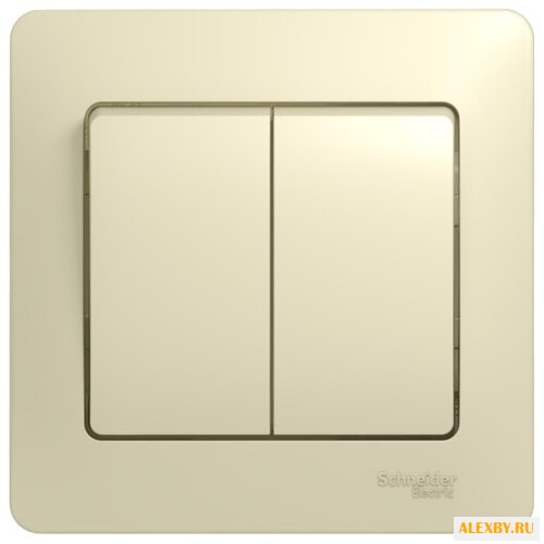 Выключатель 2х1-полюсный