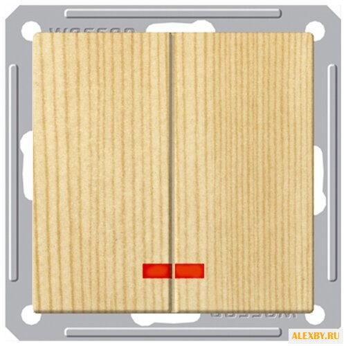 Выключатель 2х1-полюсный