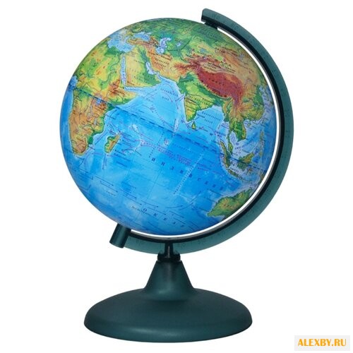 Глобус физический Глобусный мир